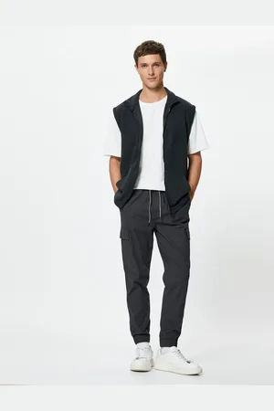 Koton Vest Kangaroo Pocket Zipper High Neck Sleeveless