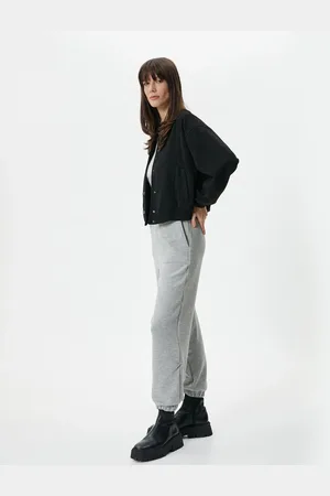 Koton Jogger Sweatpants with Elastic Waist and Pocket Detail