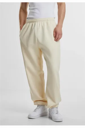 Urban classics Pánské základní tepláky Fluffy smetanové