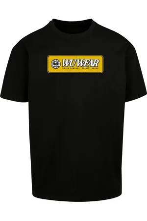Wu Wear WU Wear Earth Logo Oversize Tričko černé