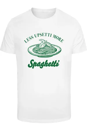 Mister Tee Pánské tričko Upsetti Spaghetti bílé