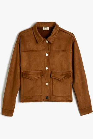 Koton Girl Camel Hair Jacket