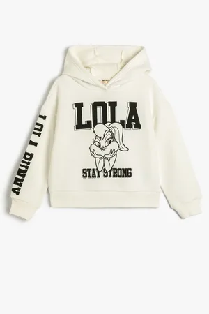 Koton Lola Bunny Hooded Sweatshirt Licensed Long Sleeve Wrap