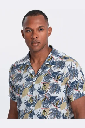 Ombre Clothing Viscose patterned men