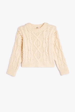 Koton Basic Knitwear Sweater Hair Knitting Detail Long Sleeve Crew Neck