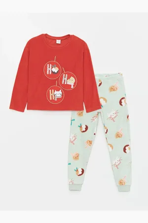 LC Waikiki Lcw Crew Neck Christmas Themed Fleece Girl