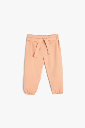 Koton Cargo Jogger Pants with Belt Detail and Pockets