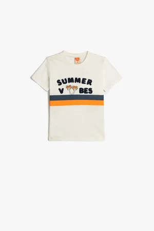 Koton T-Shirt Short Sleeve Crew Neck Printed