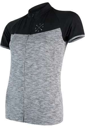 Sensor Dámský cyklistický dres Cyklo Motion Grey/Black