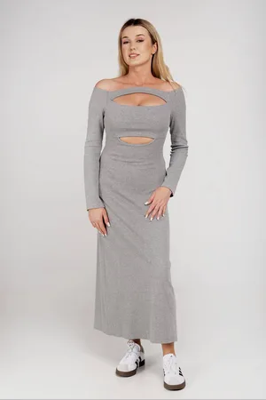 By o la la Grey pencil dress