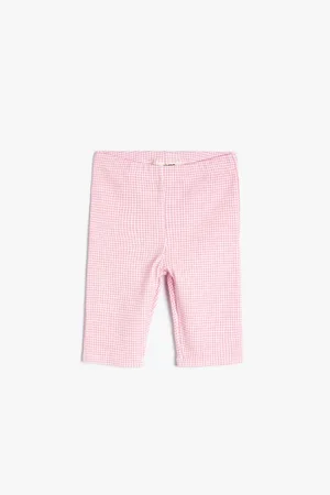 Koton Short Leggings Cotton with Elastic Waist