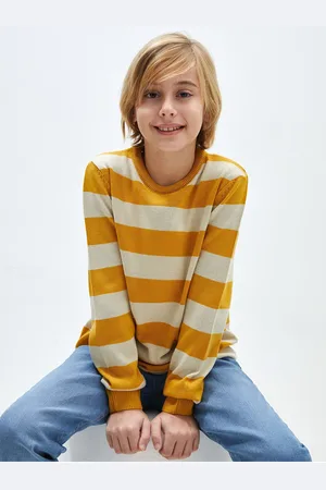 LC Waikiki Lcwk Crew Neck Striped Long Sleeve Boy