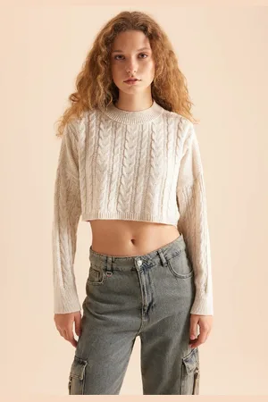 DeFacto Cool Regular Fit Crew Neck Knitted Sweater