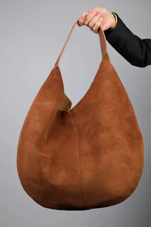 LuviShoes Puja Tan Skin Tan Genuine Suede Leather Women