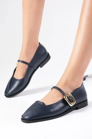 Mio Gusto Juliet Navy Blue Color Side Buckle Women