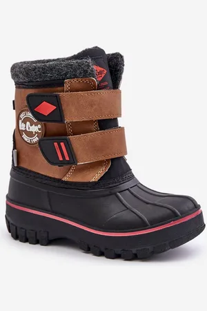 Lee Dětské sněhule na suchý zip Camel