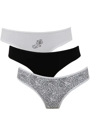 DeFacto Fall In Love Patterned 3-Pack Slip Panties