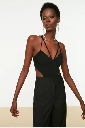 Trendyol Dámské body TPRSS22BD0007/Black