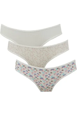 DeFacto Fall In Love Patterned 3-Pack Slip Panties