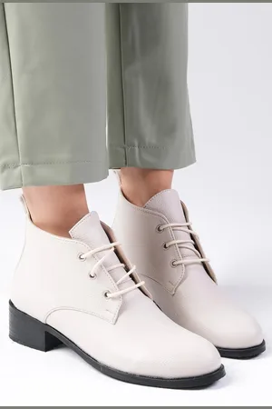 Mio Gusto Meera Beige Color Oval Toe Women