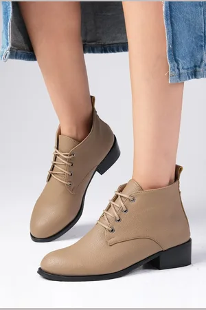 Mio Gusto Meera Mink Color Oval Toe Women