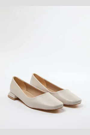 Trendyol Beige Square Toe Low Heel Women