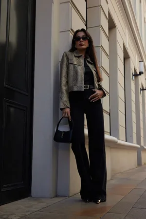 Trendyol Dámské džíny TWOAW23JE00345/Black