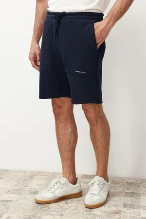 Trendyol Regular Cut Text Printed Shorts & Bermuda