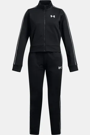 Under Armour Dívčí souprava Icon Knit Crop Tracksuit
