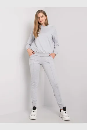 Fancy Set dvoudílných mikin z šedé melanže
