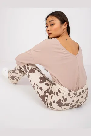 BASIC FEEL GOOD Základní béžová dámská halenka Larissa