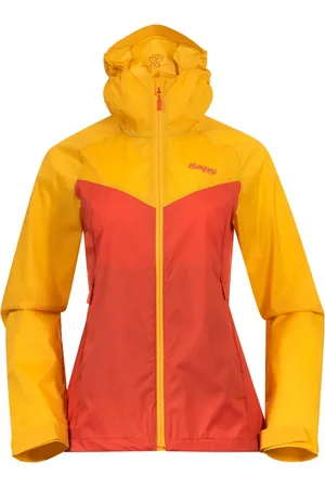 Bergans Dámská bunda Microlight W Jacket Brick/Light Golden Yellow