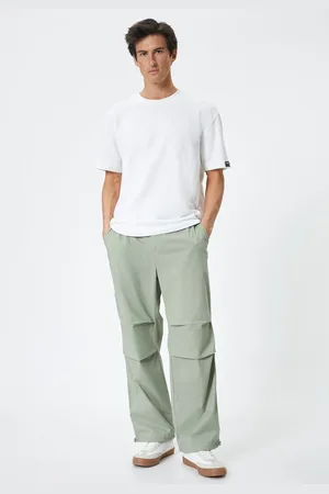 Koton Oversize Parachute Trousers Cargo Pocket Detailed