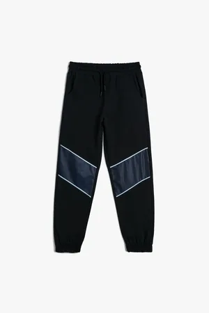 Koton Tie Waist Jogger Sweatpants Cotton Raised