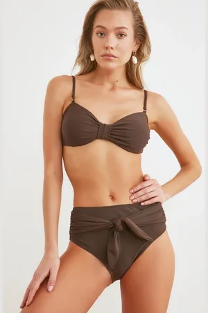 Trendyol Bikiny spodní díl Tie detailed