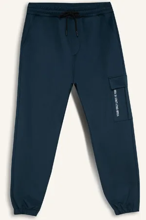 DeFacto Fit Sports Jogger Sweatpants Standard Fit Three Pockets Waist Tie Elastic Leg