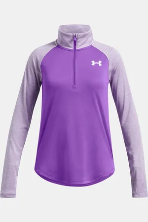 Under Armour Dívčí tričko Tech Graphic 1/2 Zip - Holky