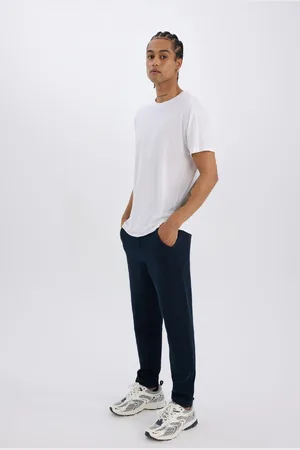 DeFacto Fit Sports Jogger Sweatpants Slim Fit Slim Cut Standard Leg Pocket Elastic Waist