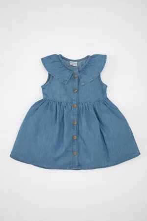 DeFacto Baby Girl Sleeveless Jean Dress