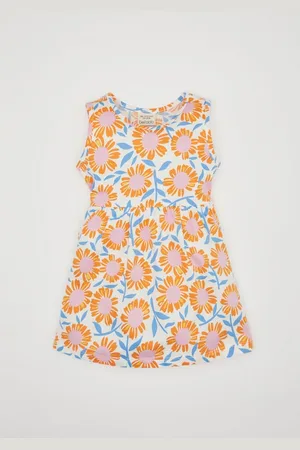 DeFacto Baby Girl Patterned Sleeveless Dress