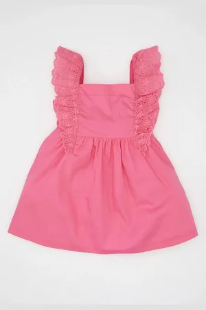 DeFacto Baby Girl Sleeveless Poplin Dress