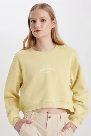 DeFacto Boxy Fit Crew Neck Thick Fabric Sweatshirt