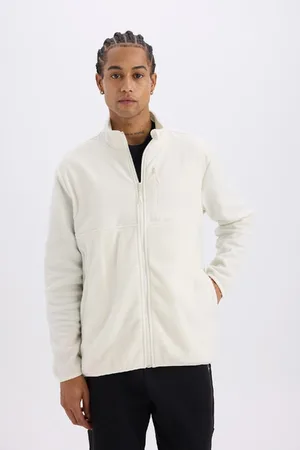 DeFacto Fit Standard Fit Pocket Fleece Cardigan