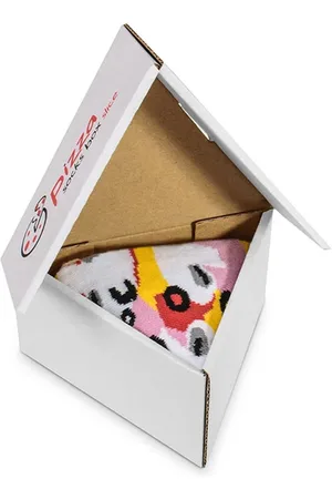 Zooksy Duhové ponožky 1 pár Capricciosa moře ponožek na pizzu