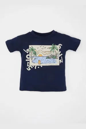 DeFacto Baby Boy Printed Short Sleeve T-Shirt