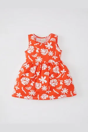 DeFacto Baby Girl Patterned Sleeveless Dress