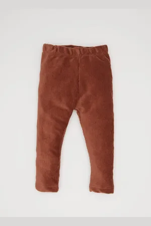 DeFacto Baby Girl Straight Leg Elastic Waist Corduroy Leggings