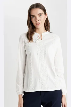 DeFacto Regular Fit Puff Printed Flame Cotton Long Sleeve T-Shirt