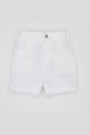 DeFacto Baby Girl Gabardine Shorts