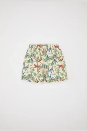 DeFacto Baby Boy Nature Printed Swim Shorts